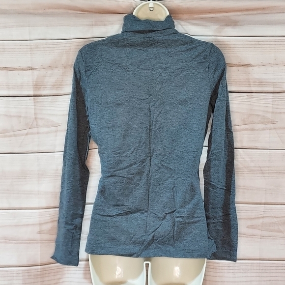 Old Navy GAP Lands End 5 piece lot turtlenecks blue red gray brown turquoise S M - Picture 8 of 16